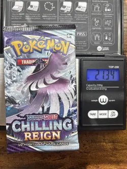 Heavy 21.34g Pokemon Sealed Chilling Reign Booster Pack - Image 1