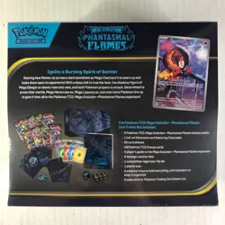 NEW SEALED Pokemon TCG: Mega Evolution Phantasmal Flames ETB Elite Trainer Box - Image 2