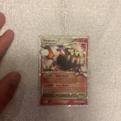 Heatran Lv.X DP31 Diamond & Pearl Black Star Promo Pokemon TCG Holo - Image 1