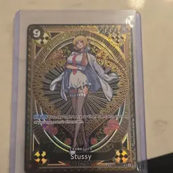 One Piece Stussy OP07-085 SP Alternative Art Foil 9 Cost 2000HP Character Card - Image 1