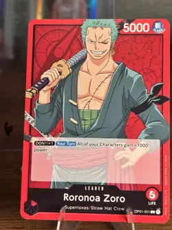 Romance Dawn #OP01-001 Roronoa Zoro (001) - Image 1