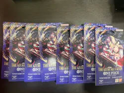 One Piece TCG: The Azure Sea's Seven Sleeved Booster OP-14 English - Lot of 8 - Image 1