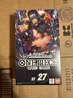 One Piece TCG: Black - Marshall D. Teach Starter Deck [ST-27] New Sealed - Image 1