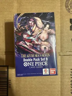 ONE PIECE TCG OP-14 The Azure Sea’s Seven Double Pack Set 9 Factory Sealed - Image 1