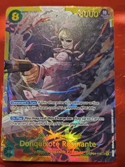 Donquixote Rosinante One Piece TCG OP04-119 Alternative Art Secret Rare - Image 1