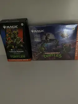 Magic: The Gathering TMNT Commander Deck & Collector Booster Leonardo Raphael - Image 1