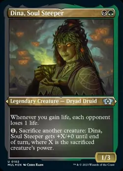 4 x Dina, Soul Steeper - Foil Etched - March of the Machine: Multiverse Legends - Image 1
