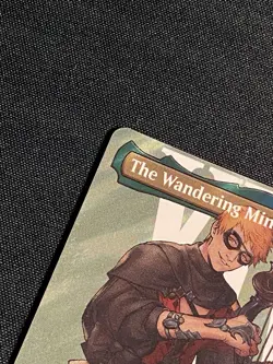 The Wandering Minstrel Borderless Surge Foil R 0548 Final Fantasy FIN MTG NM - Image 4
