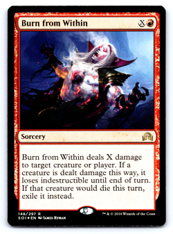 Burn from Within FOIL - Shadows Over Innistrad - MTG - Image 1