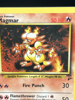Pokemon '126 Magmar 51/130 Base 2 Uncommon Vintage WOTC 2000 NM - Image 1