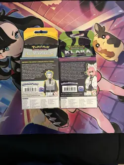 Set of 2 Pokemon Cyrus and Klara Premium Tournament Collection New Sealed - Image 2