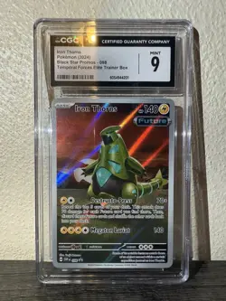 Iron Thorns SVP098 Pokemon Center Promo Temporal Forces CGC 9 Mint - Image 1