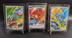 Pokemon First Partner Illustration Collection Series 1 Kanto Gen 1 Starters Set - Image 1