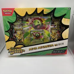 Pokemon Mega Evolution Ascended Heros Mega Meganium Ex Box Factory Sealed - Image 1