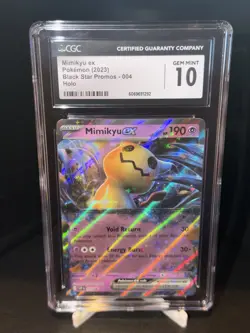 CGC 10 - 2023 Pokemon - Mimikyu ex - Black Star Promos 004 - Image 1