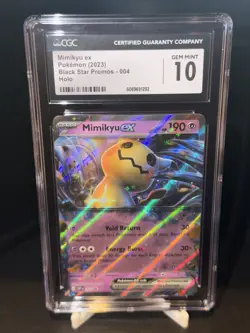 CGC 10 - 2023 Pokemon - Mimikyu ex - Black Star Promos 004 - Image 3