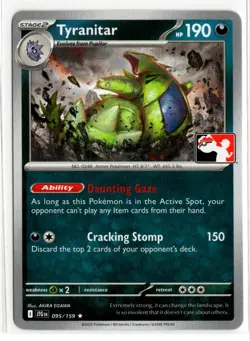 Play! Pokemon Prize Pack Series 7 Journey Together 095/159 Tyranitar - Image 1