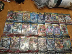 Almost Complete Sun And Moon Era Pokemon Pack Art Lot All Factory Sealed My Pc - Image 2