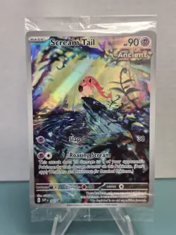 Pokemon TCG Scream Tail SVP 065 Sealed Black Star Promo Holo - Image 1