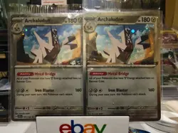 SEALED - Archaludon And Iron Moth EB Games Stamped Promo Pokemon TCG - Image 1