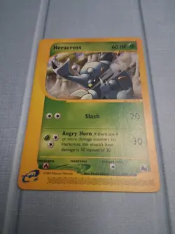 Pokemon Heracross Skyridge 64/144 NM Fast Ship - Image 2