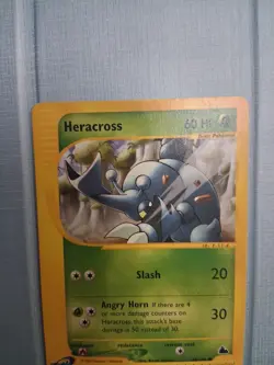Pokemon Heracross Skyridge 64/144 NM Fast Ship - Image 3