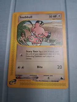 Pokemon Snubbull 101/144 Skyridge Set 2003 NM Fast Ship - Image 1