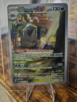 2023 Pokemon Scarlet & Violet Mabosstiff #218/198 - Image 1