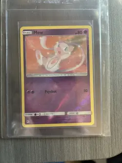 Pokemon Mew Rare Reverse Holo Hidden Fates 32/68 Basic 80 HP Psyshot 50 - Image 3