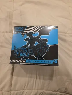 Pokemon Scarlet & Violet Black Bolt Elite Trainer Box ETB New Sealed - Image 1