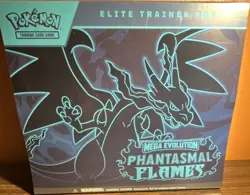 Pokemon Mega Evolution Phantasmal Flames Elite Trainer Box - English TCG - Image 1