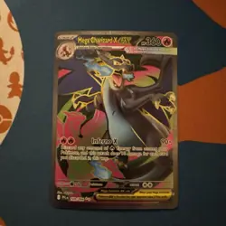 Pokemon Mega Charizard X EX Ultra Rare 109/094 Phantasmal Flames Holo 360 HP - Image 1