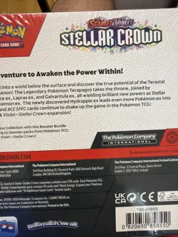 🔥Pokemon TCG Stellar Crown Booster Bundle Box Factory Sealed 6 Packs -US seller - Image 2