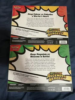 Pokemon TCG: Mega Evolutions Ascended Heroes Mega Ex Box Lot Of 2 Sealed. - Image 2