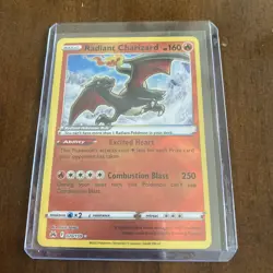 Radiant Charizard 020/159 Pokemon Crown Zenith Radiant Rare - Image 1