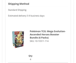Pokemon TCG Ascended Heroes Booster Bundle - NEW - SEALED - PRESALE - (x4 Boxes) - Image 2