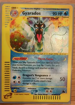Pokemon Gyarados TCG H10/H32 Skyridge Holo Rare - Image 1