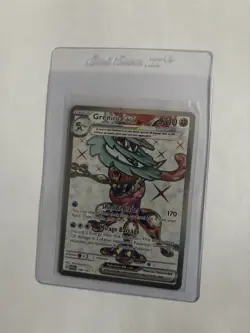 Pokemon Greninja EX TCG Twilight Masquerade Holo Ultra Rare Full Art 198/167 - Image 1