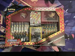 Pokemon Crown Zenith Shiny Zamazenta Premium Figure Collection Imperfections. - Image 1