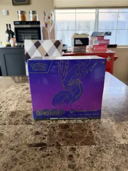 Scarlet and Violet Base Set Pokemon Center Exclusive ETB Miraidon Art SEALED - Image 1