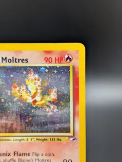 2000 Pokemon TCG Gym Heroes Blaine’s Moltres 1/132 Holo Rare - Image 3