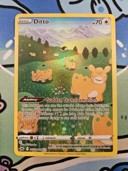 Pokemon TCG: Ditto Ultra Rare (GG22/GG70) Crown Zenith Galarian Gallery NM - Image 2
