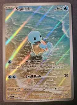 Squirtle 170/165 Sv: Scarlet & Violet 151 Holo Pokemon TCG - NM English - Image 1