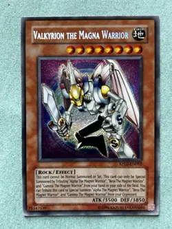 Konami Yugioh Valkyrion the Magna Warrior RP02-EN092 Secret Rare Foil Reprint - Image 2