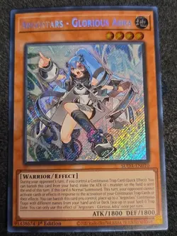 Yugioh! Argostars - Glorious Adra SUDA-EN010 Secret Rare 1st Edition NM - Image 1