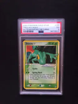 Treecko GOLD STAR - PSA 5 - English - Ex Team Rocket Returns - 109/109 - Image 1