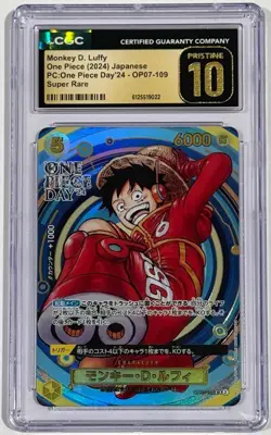 2024 One Piece Monkey D. Luffy One Piece Day ‘24 SR OP07-109 CGC 10 Pristine - Image 1