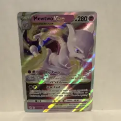 The Pokemon Company Mewtwo VSTAR Pokemon GO 031/078 Ultra Rare Holo Psychic Card - Image 1