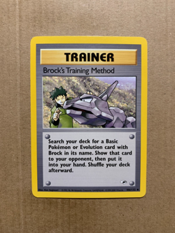 Brock's Training Method 106/132 Gym Heroes - Uncommon Pokemon Card - NM/Mint - Image 1