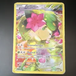 Pokemon Company Shaymin XY115 XY Promo Full Art Holo 70 HP Basic Card ENG - Image 1